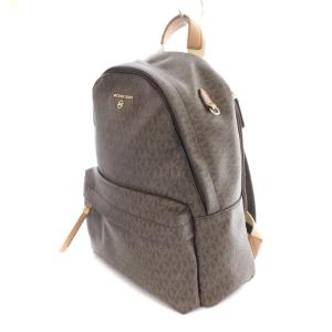 MICHAEL KORS モノグラム リュックサック デイパック 茶 ブラウン 30T0G04B6B-BRNACO