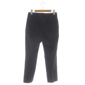 Deuxieme Classe ALFRED BROWN社 fine パンツ テーパード ウール ジッパーフライ 34 ダークグレー