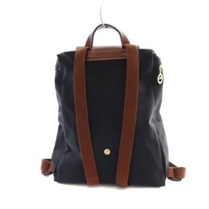 Longchamp ル プリアージュ オリジナル M バックパック リュックサック ナイロン 黒 ブラック