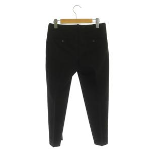 Theory Tailor Testra 2B スラックス パンツ テーパード ジッパーフライ ウール混 00 黒 ブラック