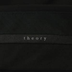 Theory Tailor Testra 2B スラックス パンツ テーパード ジッパーフライ ウール混 00 黒 ブラック