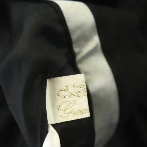 Grace Class レジメンタルタックスカート フレア ロング ストライプ 36 黒 ブラック グレー