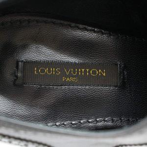 LOUIS VUITTON シューズ ウィングチップ レザー 24.5cm ブラック
