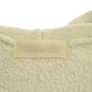 Drawer 裏起毛ジップアップパーカー フード 3 オートミール