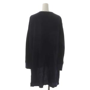 Ground Y ドッキングプルオーバー カットソー 長袖 チュニック 1 黒 ブラック 紺 ネイビー