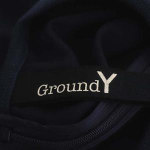Ground Y ドッキングプルオーバー カットソー 長袖 チュニック 1 黒 ブラック 紺 ネイビー