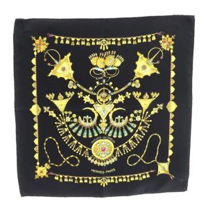 カレ45 PARURES DES SABLES 砂漠のアクセサリー スカーフ シルク マルチカラー