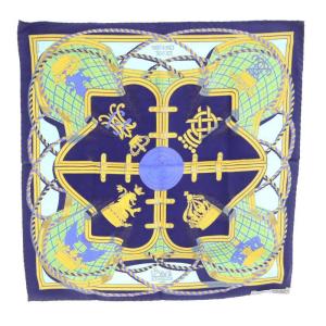 HERMES カレ45 GRANDE TENUE 馬の礼装 スカーフ シルク マルチカラー