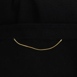 L'Appartement F/S Tunic ニットチュニック ボートネック 半袖 シルク混 黒 ブラック