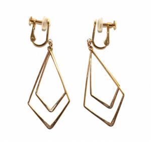 VENDOME AOYAMA ベーシックイヤリング クリップ K10 ゴールド アクセサリー ジュエリー