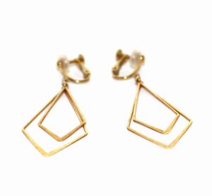 VENDOME AOYAMA ベーシックイヤリング クリップ K10 ゴールド アクセサリー ジュエリー