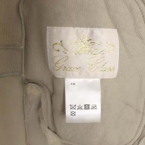 Grace Class ファーコート 羊革 34 ライトベージュ