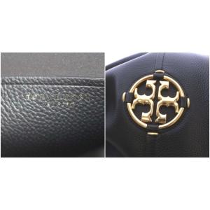 TORY BURCH Miller Bucket 2WAY バケットバッグ ハンドバッグ ワンハンドル ショルダーバッグ 巾着 レザー 黒 ブラック