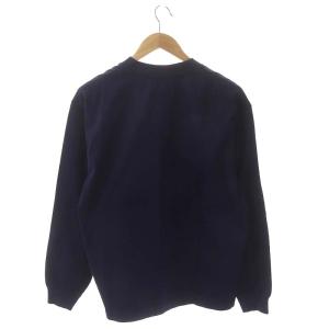 KAPTAIN SUNSHINE Suvin Supima L/S Tee カットソー Tシャツ 長袖 36 紺 ネイビー