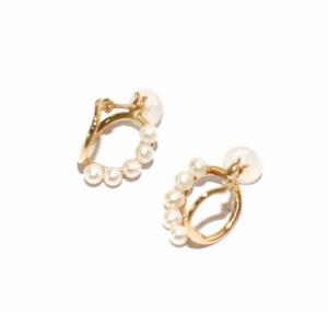 agete コッコラーレ K10パールピアス ゴールド アクセサリー ジュエリー