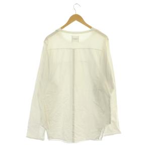 TAKAHIROMIYASHITATheSoloIst. フットボールTシャツ カットソー ロンT 長袖 無地 コットン 50 白 ホワイト