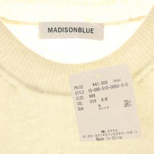 MADISONBLUE Deuxieme Classe取り扱い CA/W CREW NECK SHORT SS PO ニット セーター 五分袖 カシミヤ混