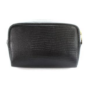 TOFF&LOADSTONE ショルダーバッグ レザー 型押し 黒 ブラック