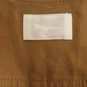 Diagram GRACE CONTINENTAL 22AW シャンブレーノースリーブワンピース ロング ベルト付き 36 キャメル