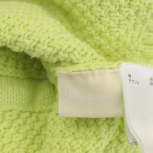 Diagram GRACE CONTINENTAL 22SS レイヤード ワンピース 2点セット ケーブルニット セーター 長袖 クロップド ロング ノースリーブ 36 ミント