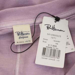 Ron Herman ピグメントダイ カットソー Tシャツ 長袖 XS ラベンダー