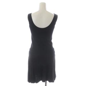 Helmut Lang CUPRABODICE DRESS ワンピース ひざ丈 ノースリーブ S ブラック