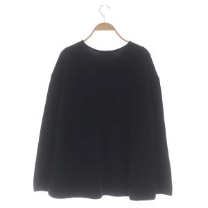 Theory 23SS Clean Cottoncash Open Neck LS PO コットンカシミヤニット セーター フレアスリーブ