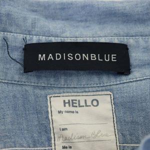 MADISONBLUE デニム ハンプトンシャツ 長袖 01 ライトブルー