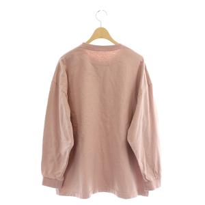 nest Robe 23AW UpcycleLino BASIC 天竺長袖ビッグTee カットソー プルオーバー 1 ピンク