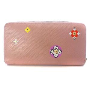 LOUIS VUITTON M62067 エピ ジッピーウォレット ラウンドファスナー モノグラムフラワー ローズバレリーヌ