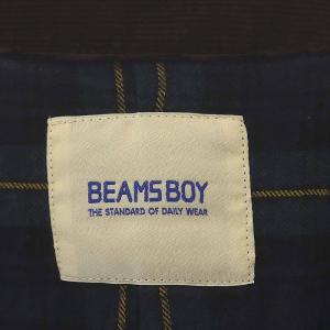 BEAMS BOY ツイル ハンティング ジャケット ミリタリー ジップアップ カーキ 茶 ブラウン