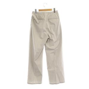 AURALEE 21SS WASHED FINX RIPSTOP CHAMBRAY BELTET PANTS ツータックワイドパンツ ストライプ