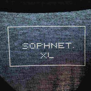 SOPHNET. 半袖Tシャツ カットソー 五分袖 XL 黒 ブラック