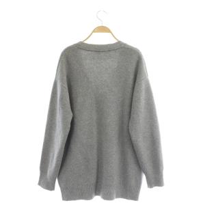 L'Appartement 21AW pearl button V/NC/D カーディガン パールボタン 前開き ウール グレー