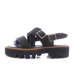 AURALEE LEATHER BELT SANDALS MADE BY FOOT THE COACHER 5.5