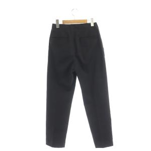 UNITED ARROWS P/TA シャイニー ドライ スリムパンツ テーパードパンツ 36 黒 ブラック