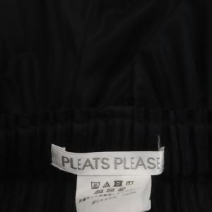 PLEATS PLEASE ISSEY MIYAKE プリーツ サルエル イージーパンツ 1 ブラック