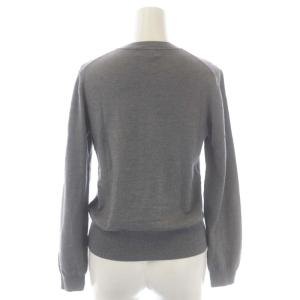 MARGARET HOWELL ウール クルーネック ニット セーター 長袖 2 グレー