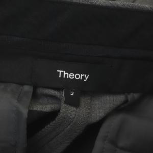 Theory 23SS Tailor DBL Pleat Pant GH タックワイドパンツ ウール 2 グレー
