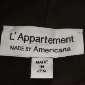 L'Appartement ×AMERICANA プルオーバー パーカー 長袖 茶 ブラウン
