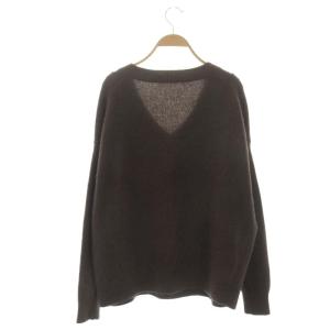 L'Appartement Feminity Knit ニット セーター Vネック 長袖 カシミヤ 茶 ブラウン