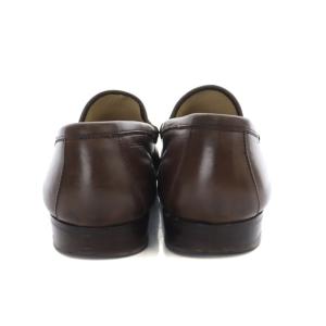 GUCCI ビットローファー レザー 36 23cm 茶 ブラウン 0255