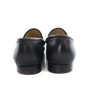 GUCCI ビットローファー レザー 36.5 23.5cm 黒 ブラック 0255