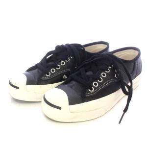 CONVERSE BIOTOP 別注 1SC710 ジャックパーセル スニーカー ローカット レザー US4.5 23.5cm 黒 ブラック