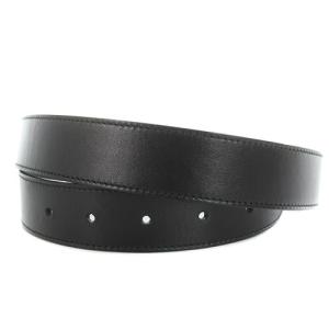 GUCCI ダブルG レザー ベルト ブラック ゴールド色 414516