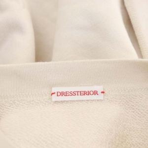 DRESSTERIOR プレスコットンクルーネックスウェット トレーナー 長袖 プルオーバー コットン 38 M ベージュ