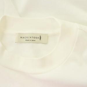 MACKINTOSH 23SS FALLA カットソー 七分袖 ワイド クロップド コットン 8 白 ホワイト