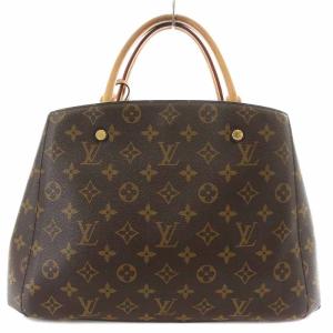LOUIS VUITTON M41056 モノグラム モンテーニュMM ハンドバッグ 2WAY ブラウン