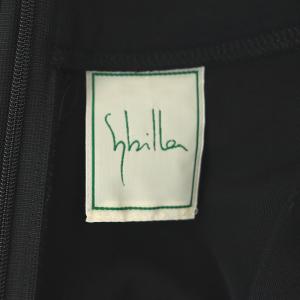 SYBILLA ワンピース ロング ミモレ ノースリーブ M 黒 ブラック