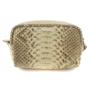 TOFF&LOADSTONE レヴューミニ ショルダーバッグ パイソン レザー ベージュ